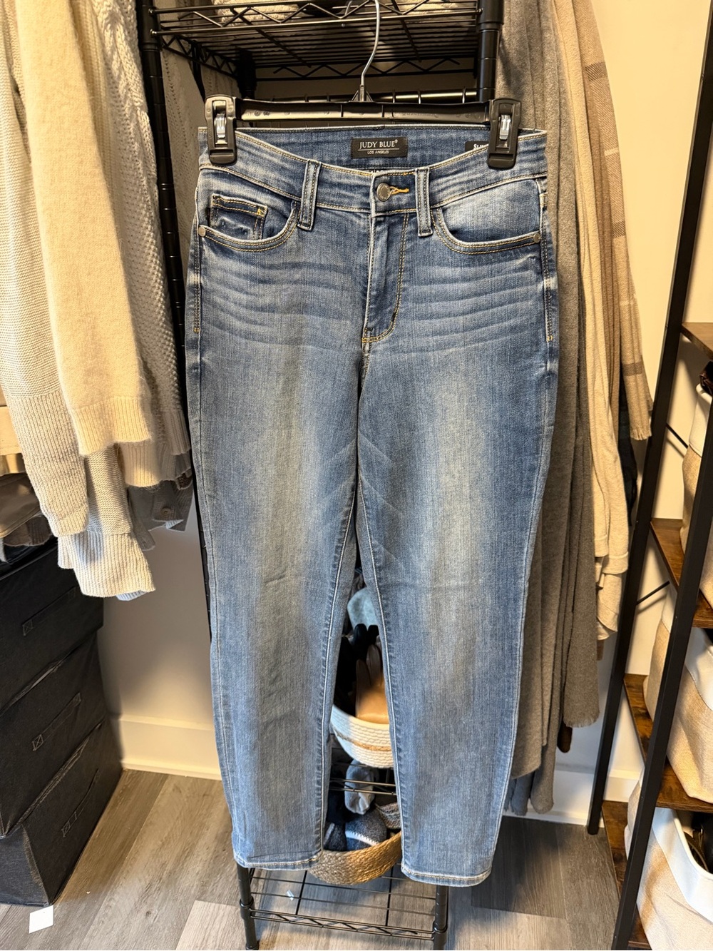 Judy Blue Light Blue High-Rise Crop Slim Jeans